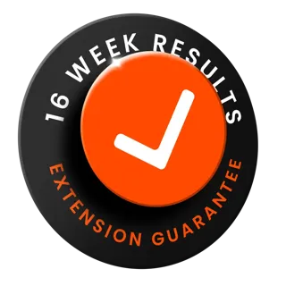 16-week results extension guarantee badge