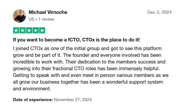 CTOx Accelerator Review by Michael Virnoche
